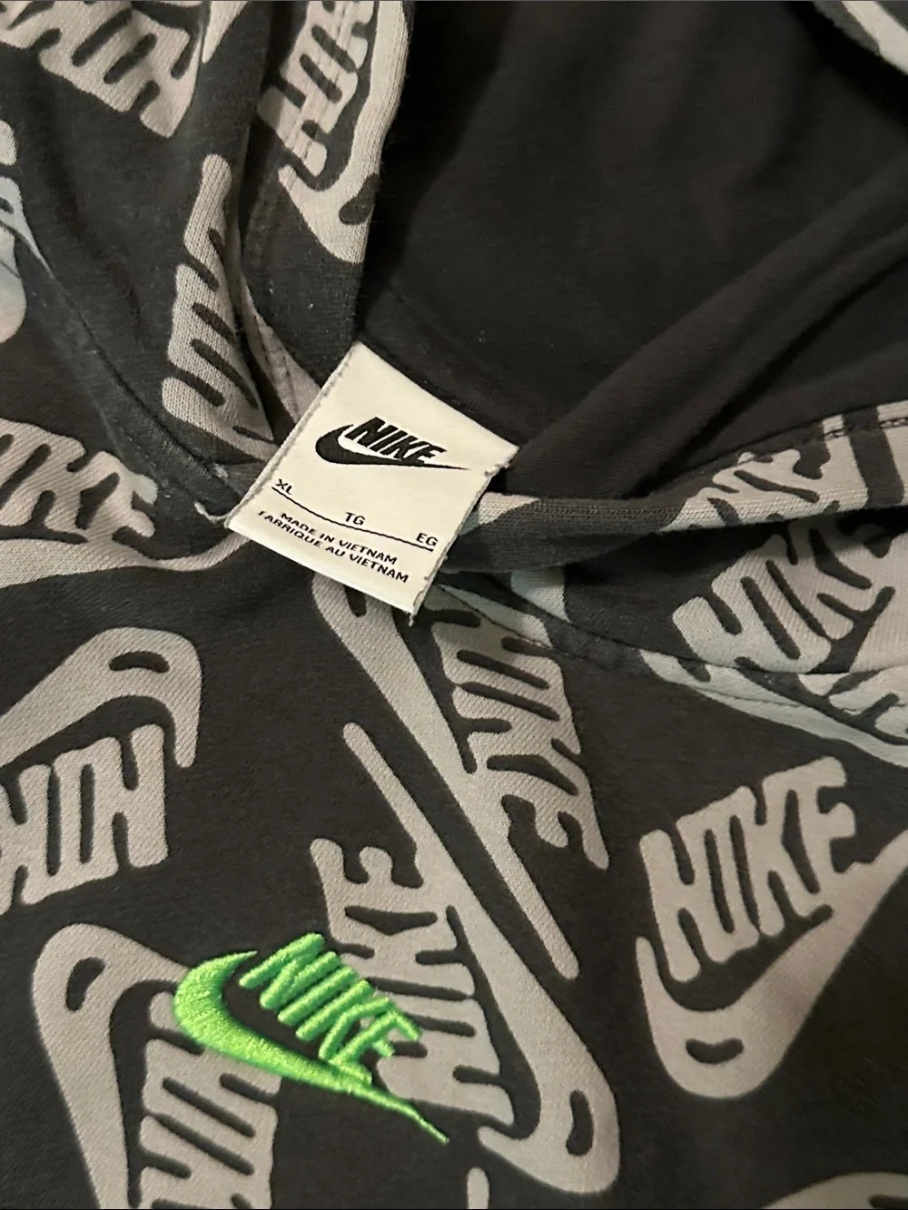 Nike Kids Hoodie & Joggers Set, Gray, XL